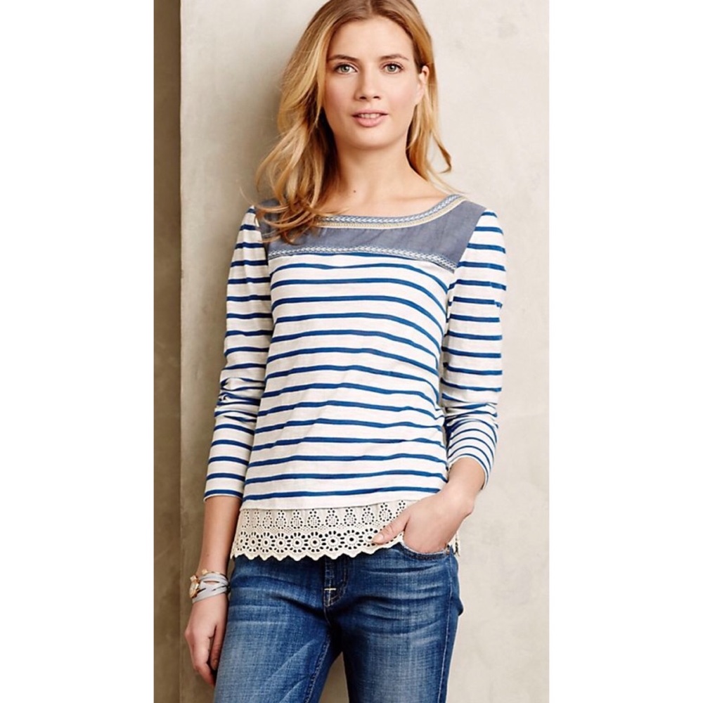 🚫Sold🚫Anthropologie Shiloh Top